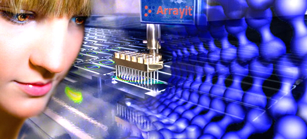 Arrayit nanotechnology