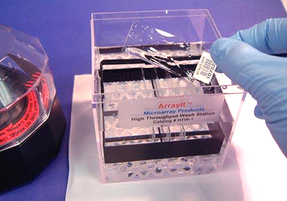 centrifuge microarrays